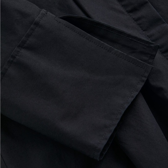 5/25$ Pleated collared poplin cotton dress | H&M - Picture 2 of 2